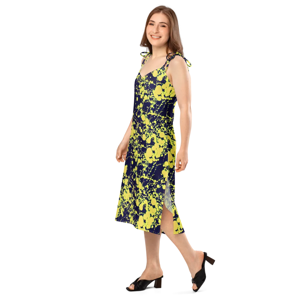Acid Midnight on Slip Dress — Left Front