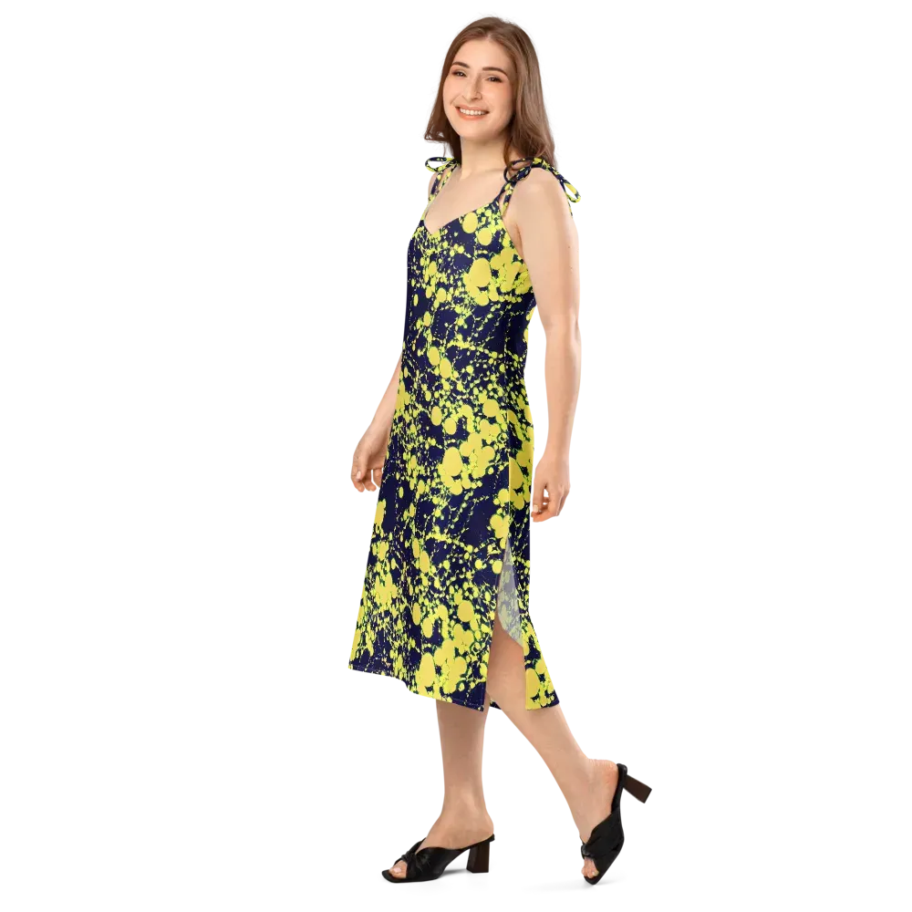 Acid Midnight on Slip Dress — Left Front