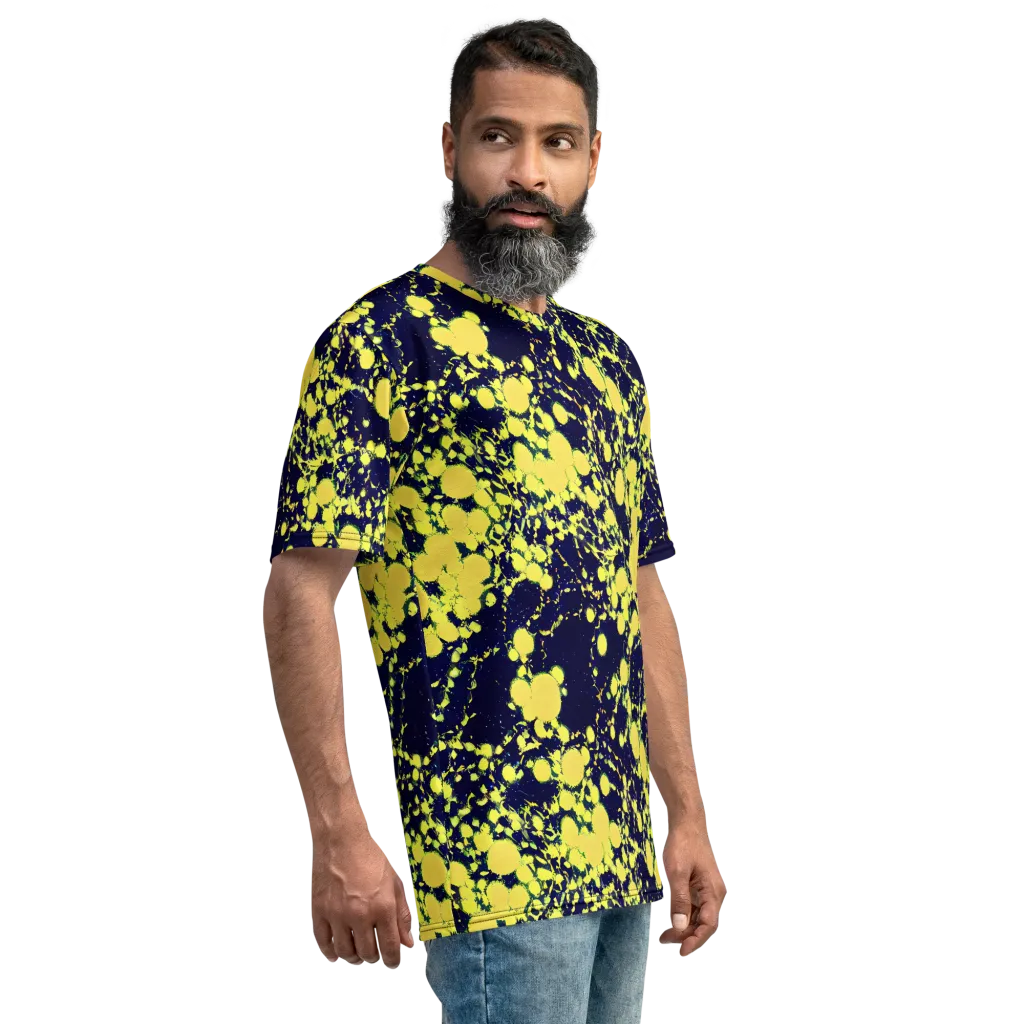Acid Midnight on Men's Crew Neck T-Shirt — Right