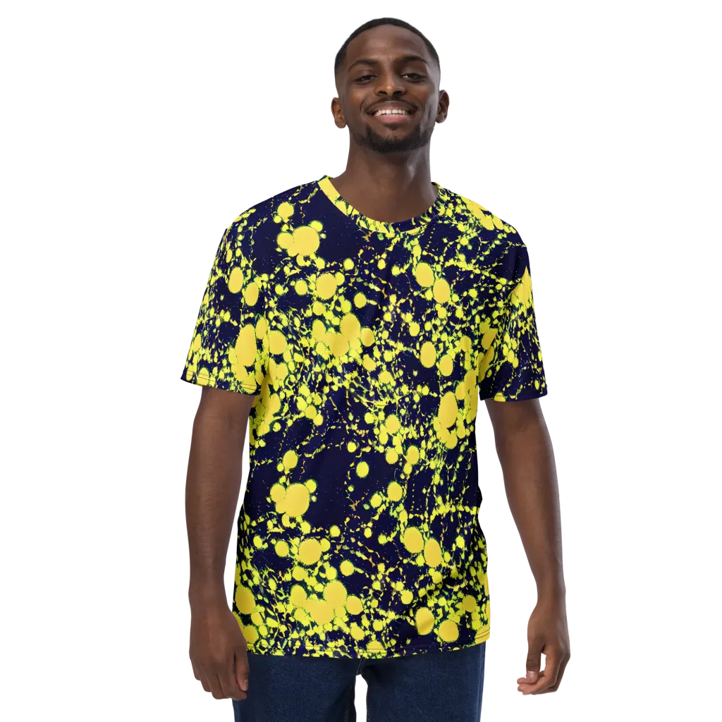 Acid Midnight on Men's Crew Neck T-Shirt — Front
