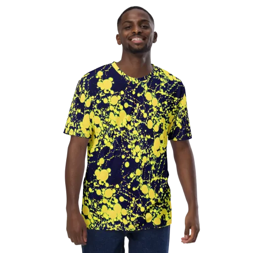 Acid Midnight on a Men's Crew Neck T-Shirt