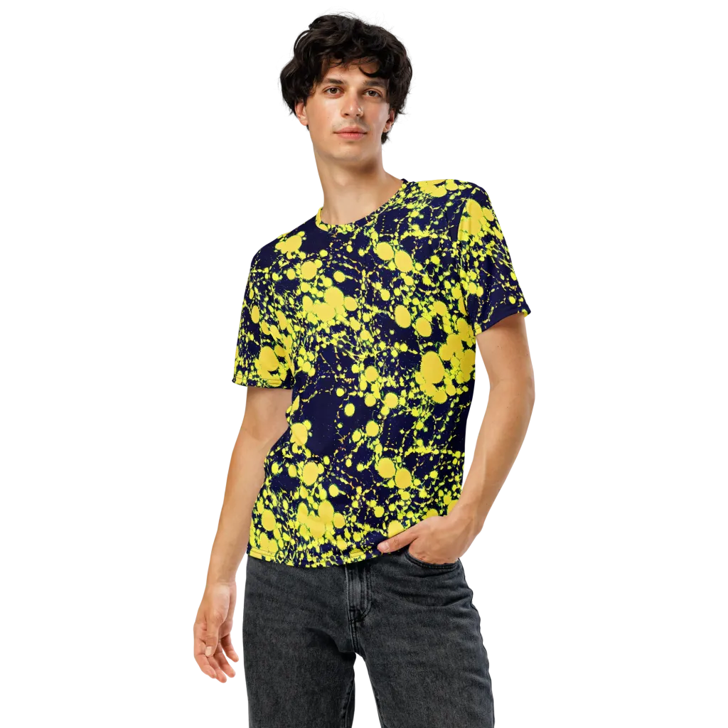 Acid Midnight on Men's Crew Neck T-Shirt — Front