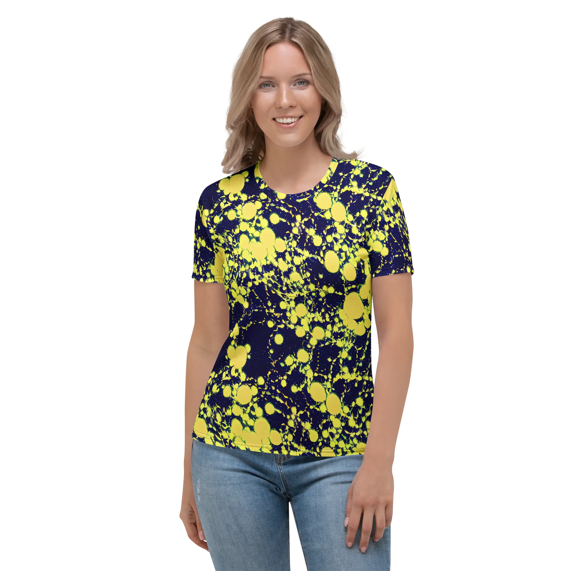 Acid Midnight on Women's Crew Neck T-Shirt — Front