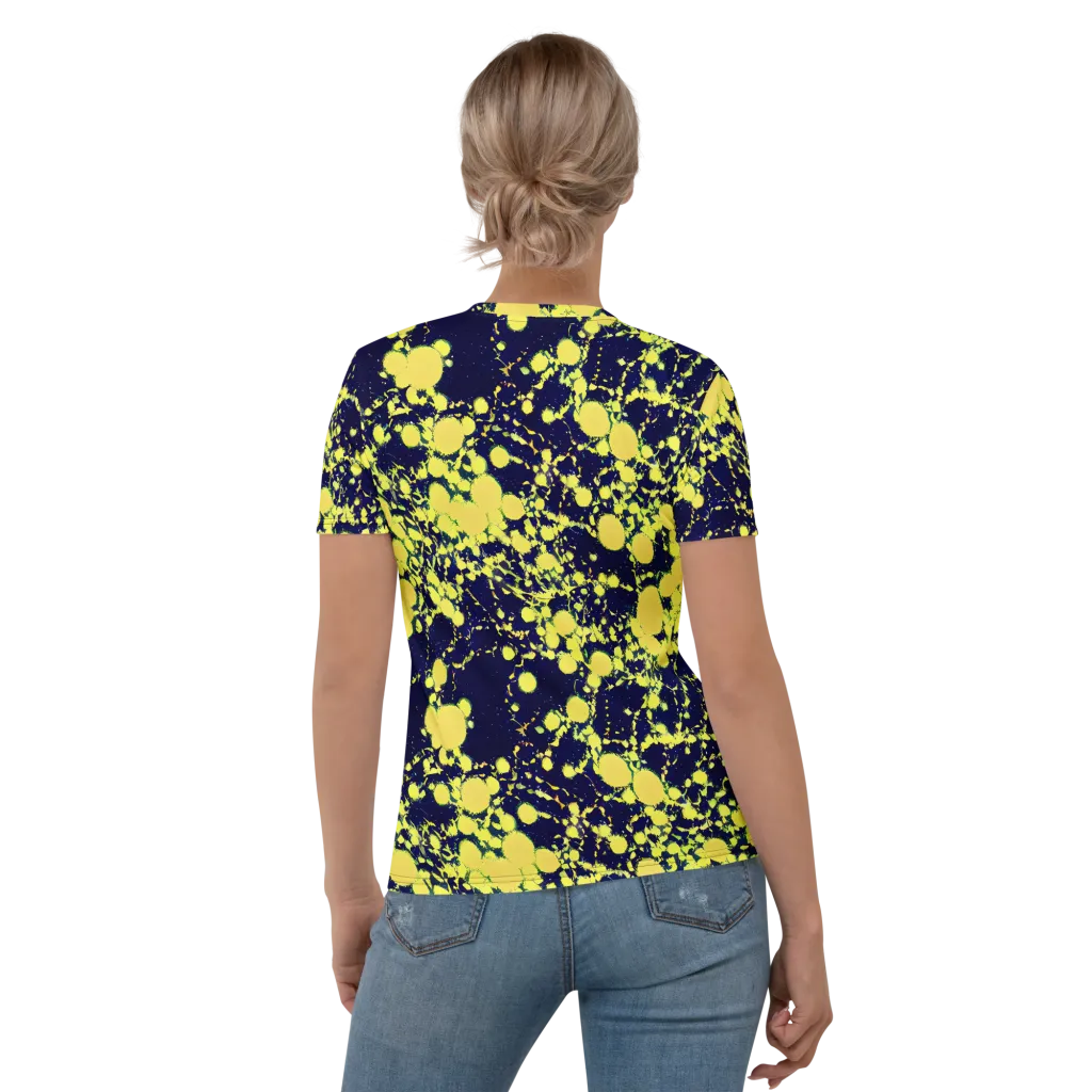 Acid Midnight on Women's Crew Neck T-Shirt — Back