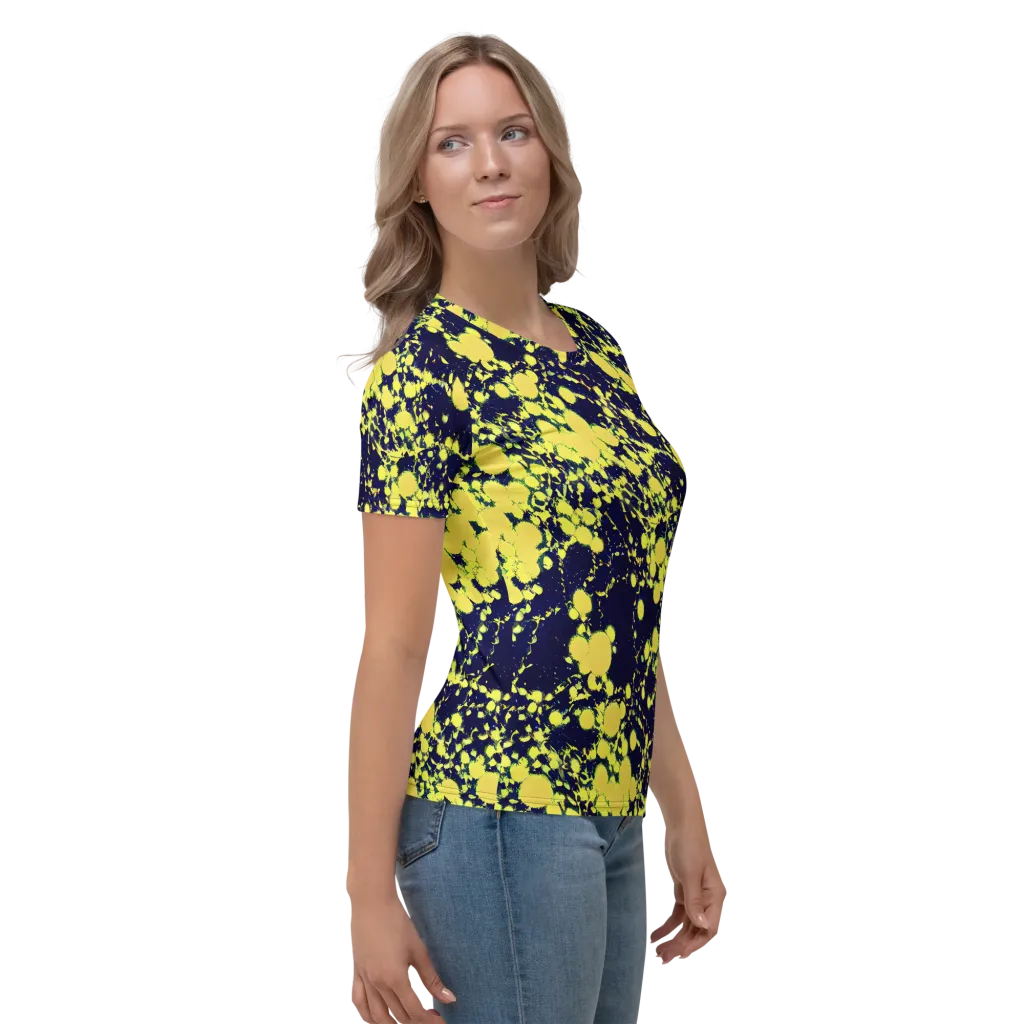 Acid Midnight on Women's Crew Neck T-Shirt — Right