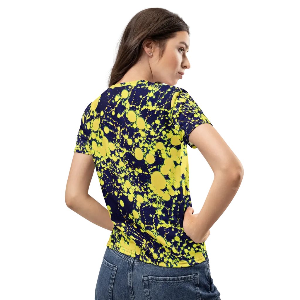 Acid Midnight on Women's Crew Neck T-Shirt — Back