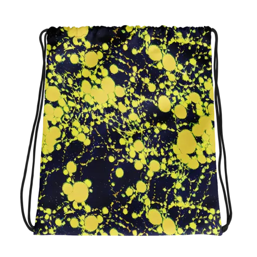 Acid Midnight on a Drawstring Bag