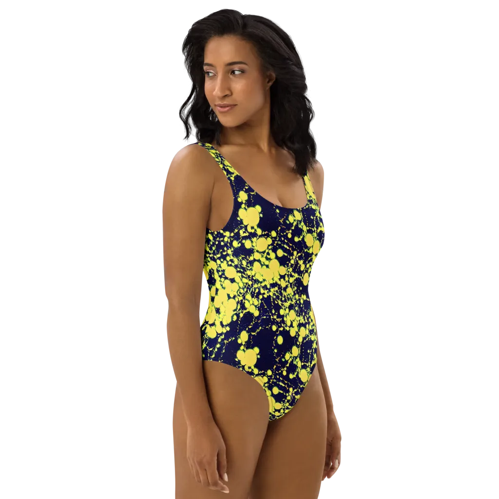Acid Midnight on One-Piece Swimsuit — Right
