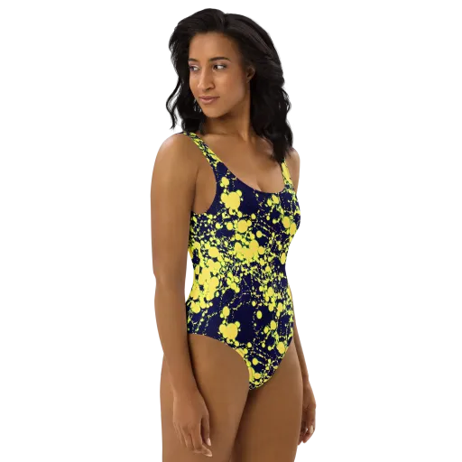 Acid Midnight on a One-Piece Swimsuit