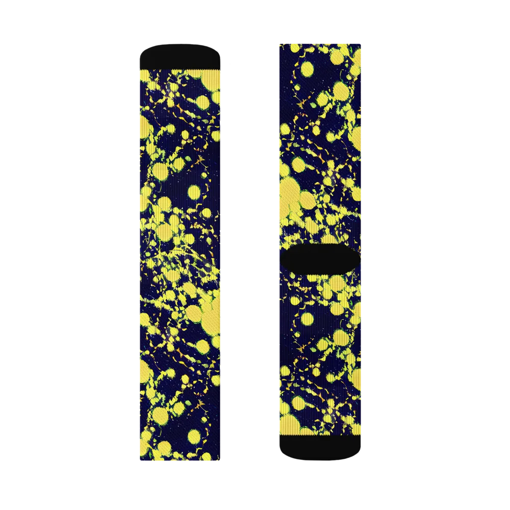 Acid Midnight on Socks — Right Sock