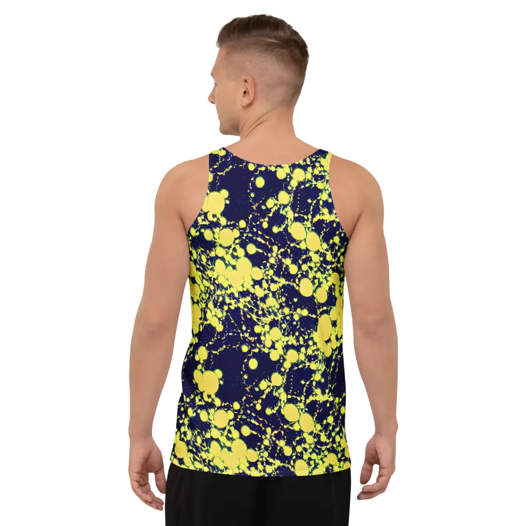 Acid Midnight on Men's Tank Top — Back