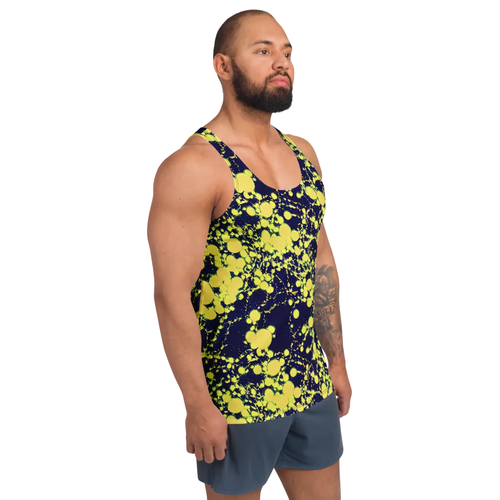 Acid Midnight on Men's Tank Top — Right Front