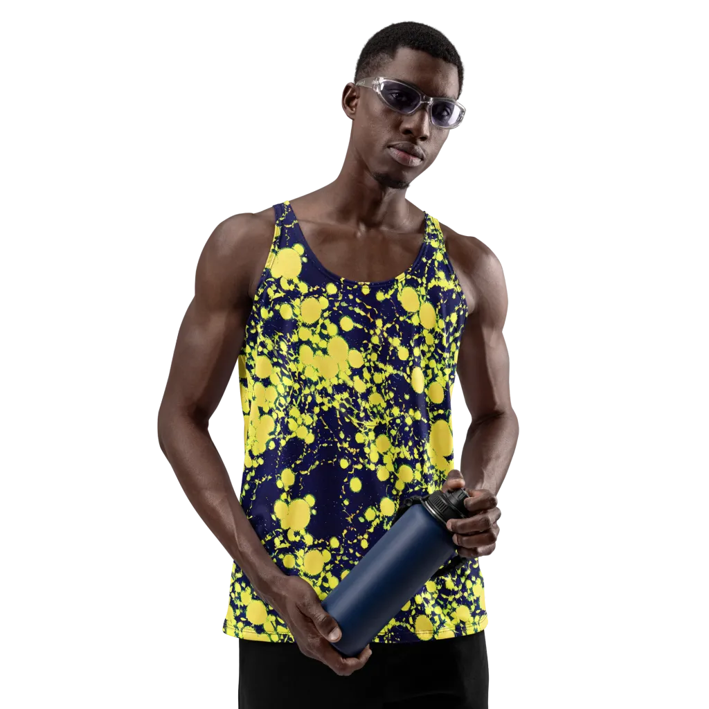 Acid Midnight on Men's Tank Top — Front