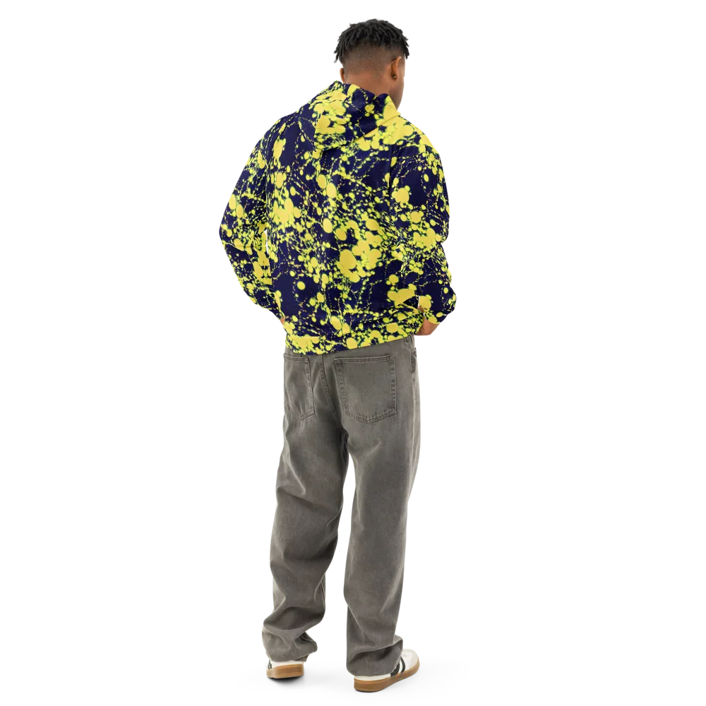 Acid Midnight on Cotton Hoodie — Back