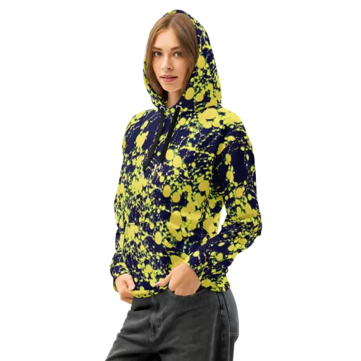 Acid Midnight on a Cotton Hoodie