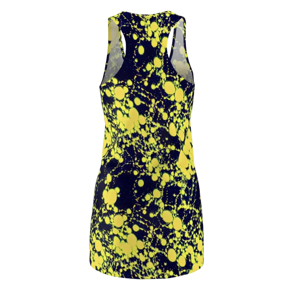 Acid Midnight on Racerback Dress — Back