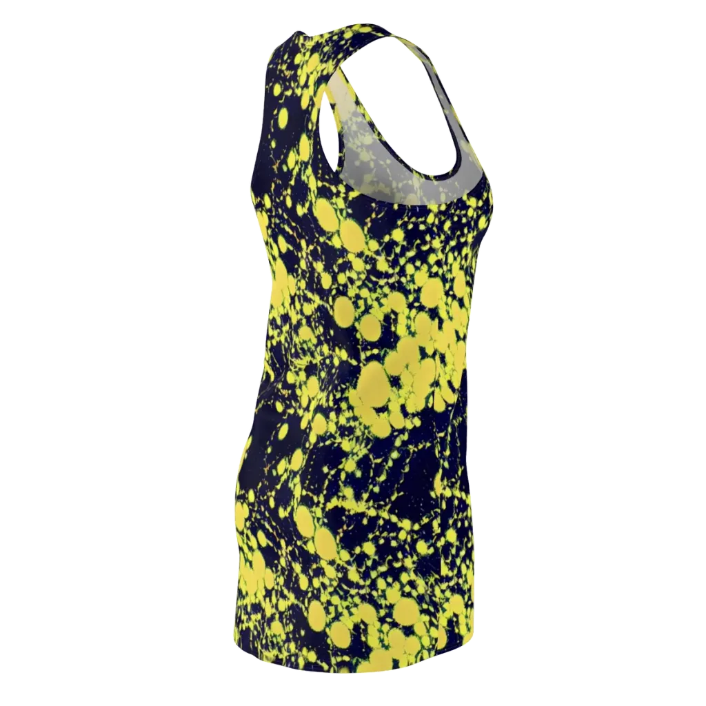 Acid Midnight on Racerback Dress — Back Side