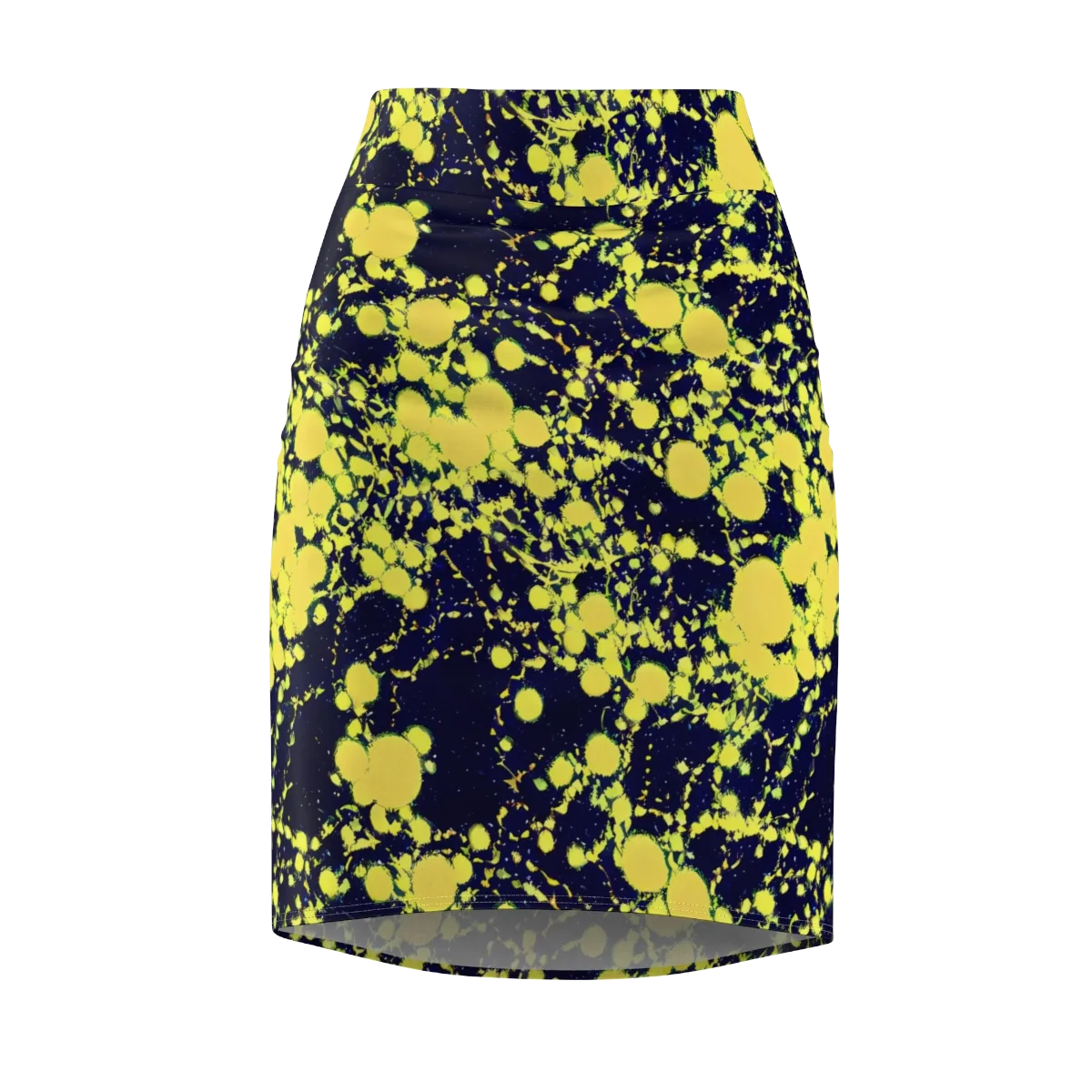 Acid Midnight on Pencil Skirt — Front