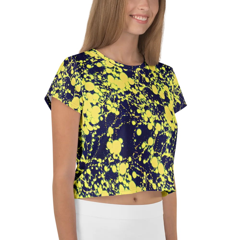 Acid Midnight on Crop Tee — Right