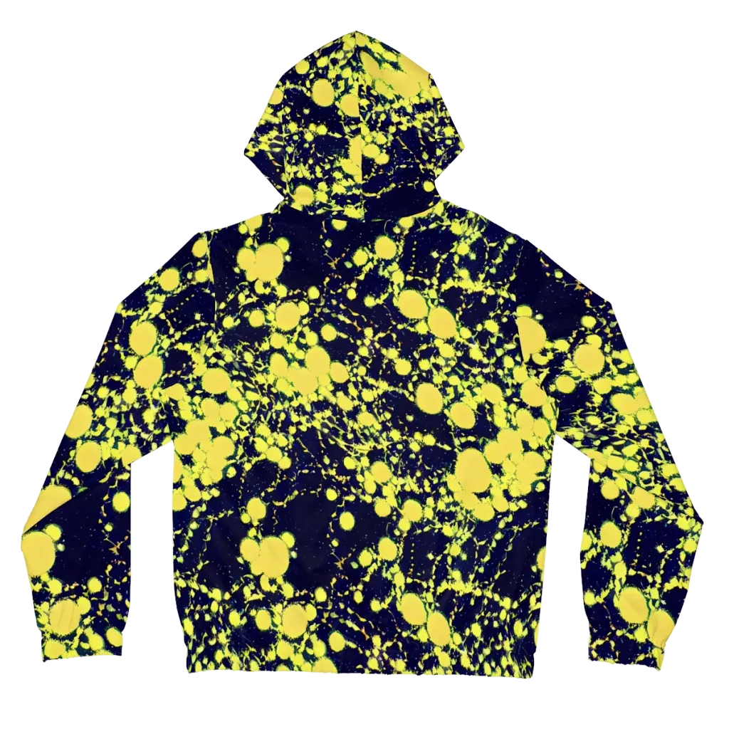 Acid Midnight on Women's Full-Zip Hoodie — Back