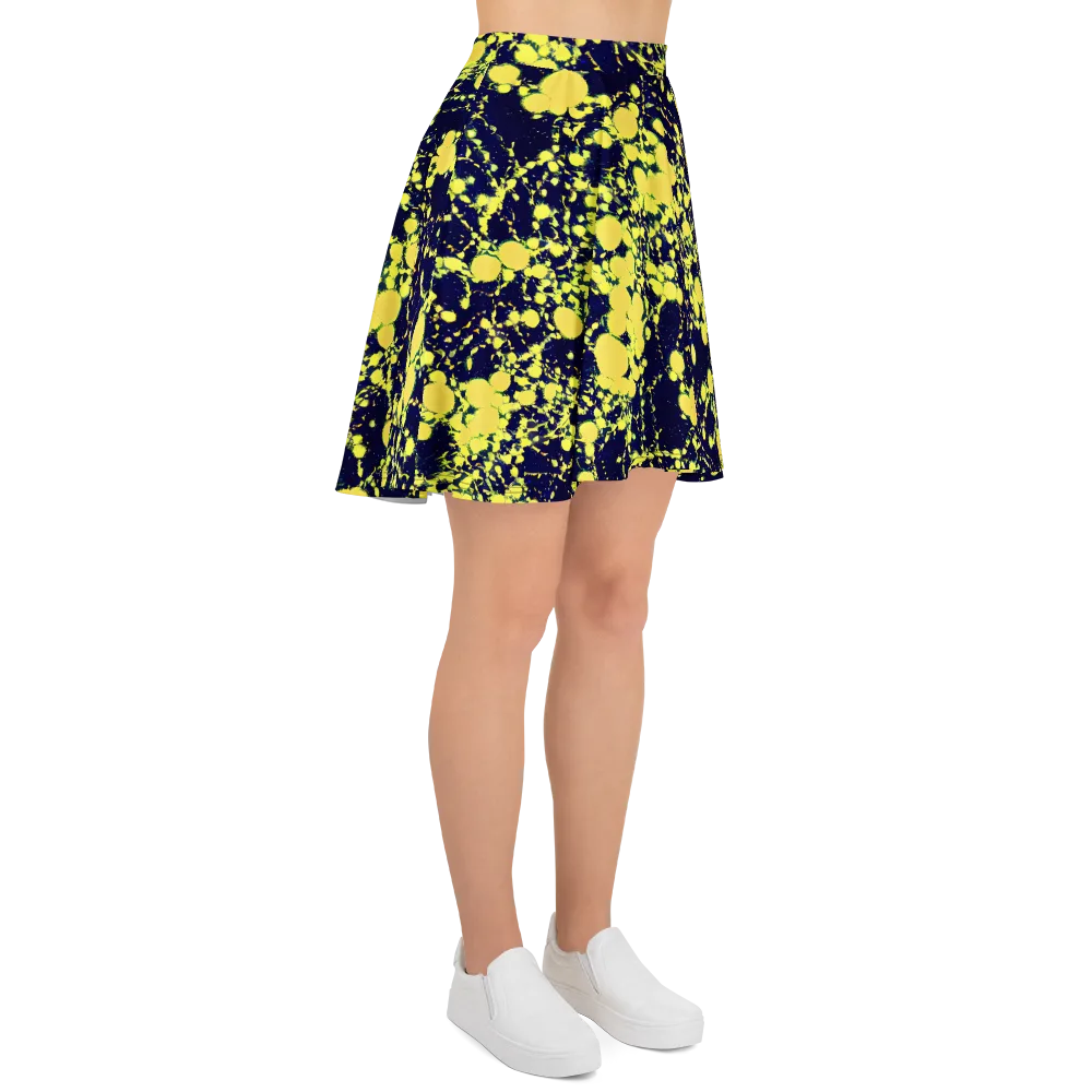 Acid Midnight on Skater Skirt — Right