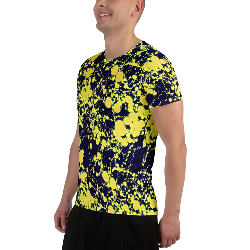 Acid Midnight on Men's Athletic T-Shirt — Left