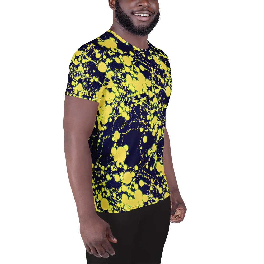 Acid Midnight on Men's Athletic T-Shirt — Right