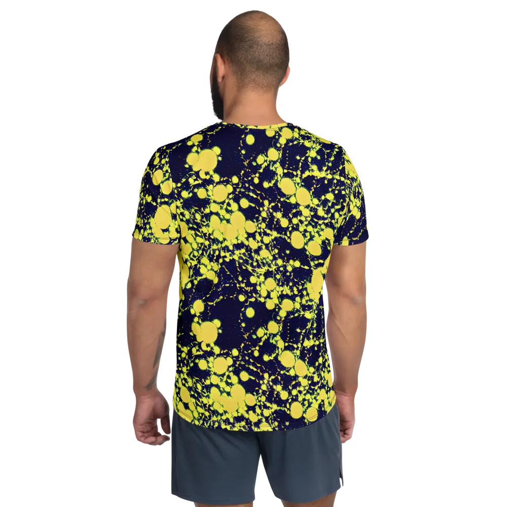 Acid Midnight on Men's Athletic T-Shirt — Back