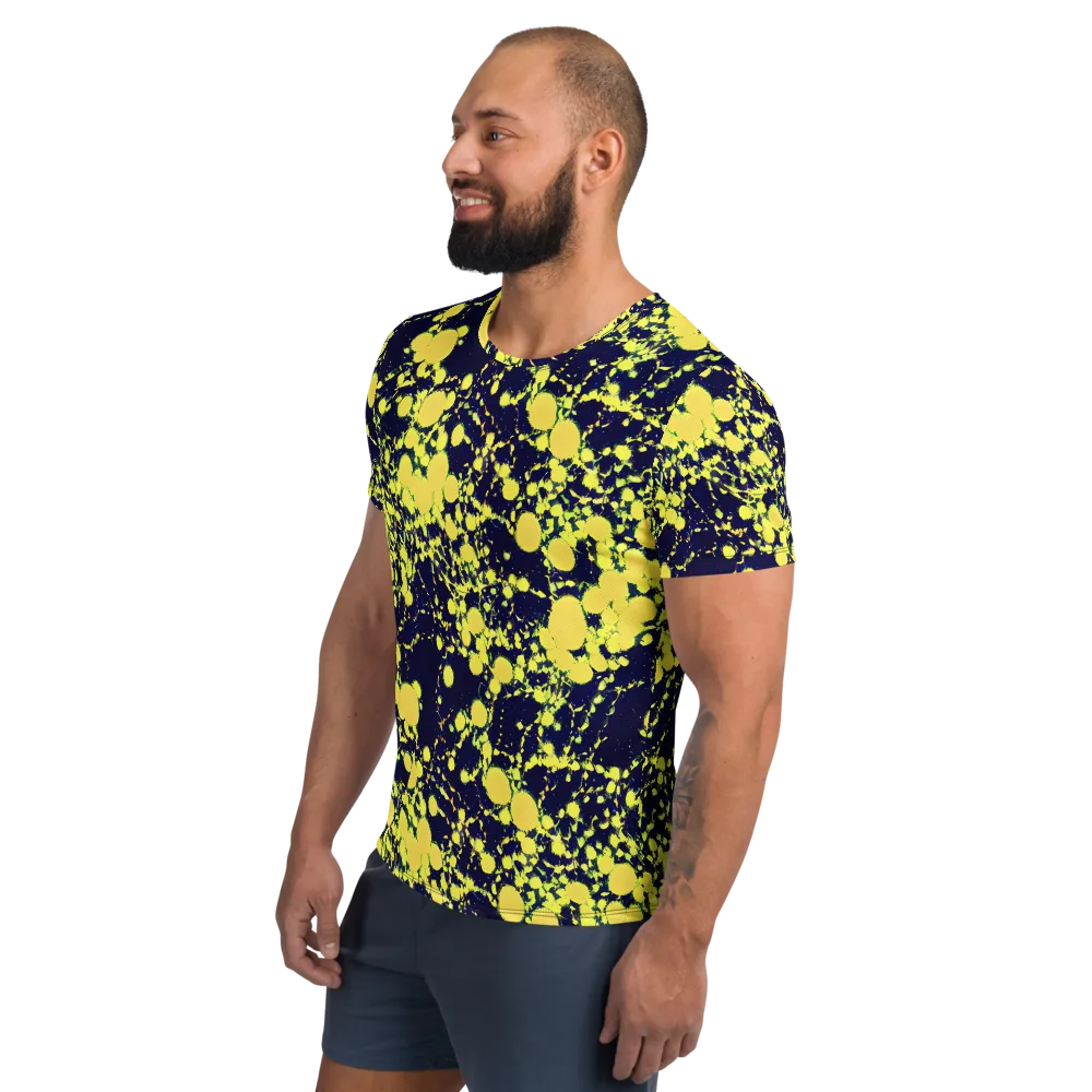 Acid Midnight on Men's Athletic T-Shirt — Left