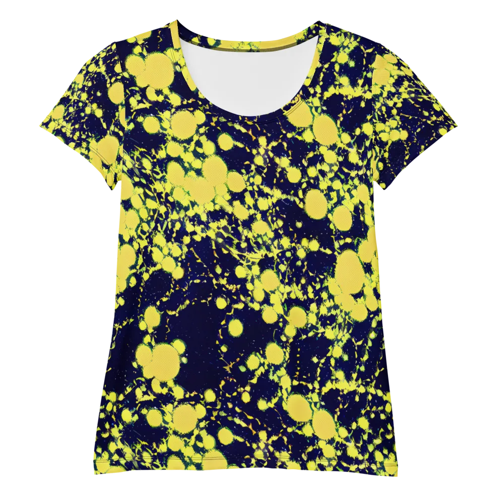 Acid Midnight on Women's Athletic T-Shirt — Front