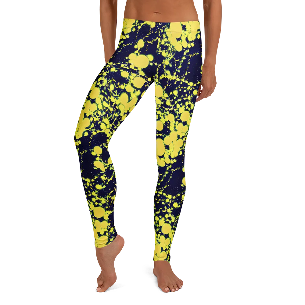 Acid Midnight on Leggings — Front