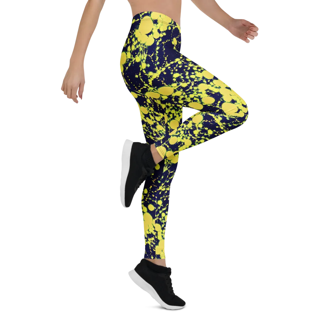 Acid Midnight on Leggings — Right