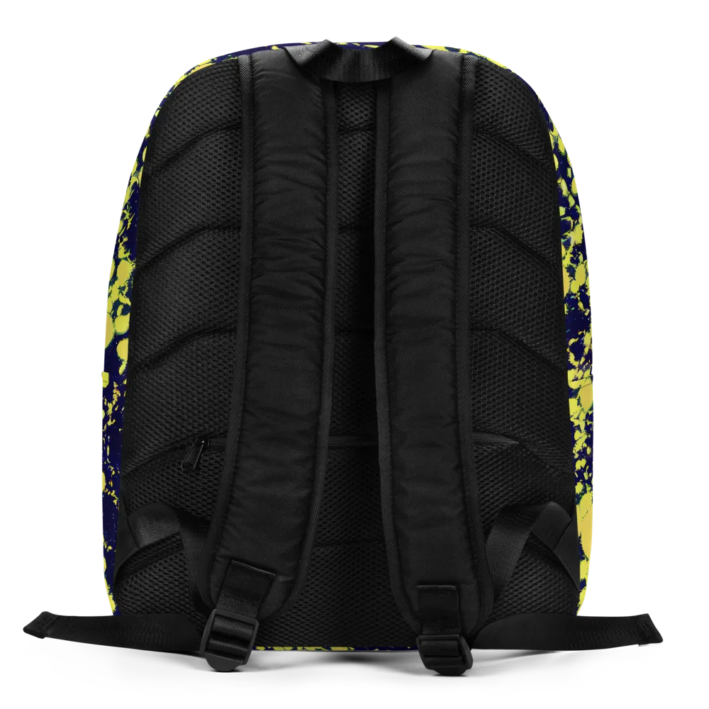 Acid Midnight on Minimalist Backpack — Back
