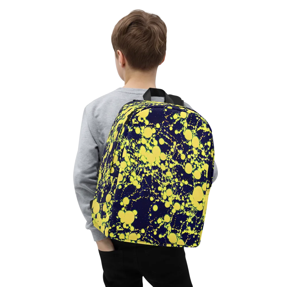 Acid Midnight on Minimalist Backpack — Zoomed-in