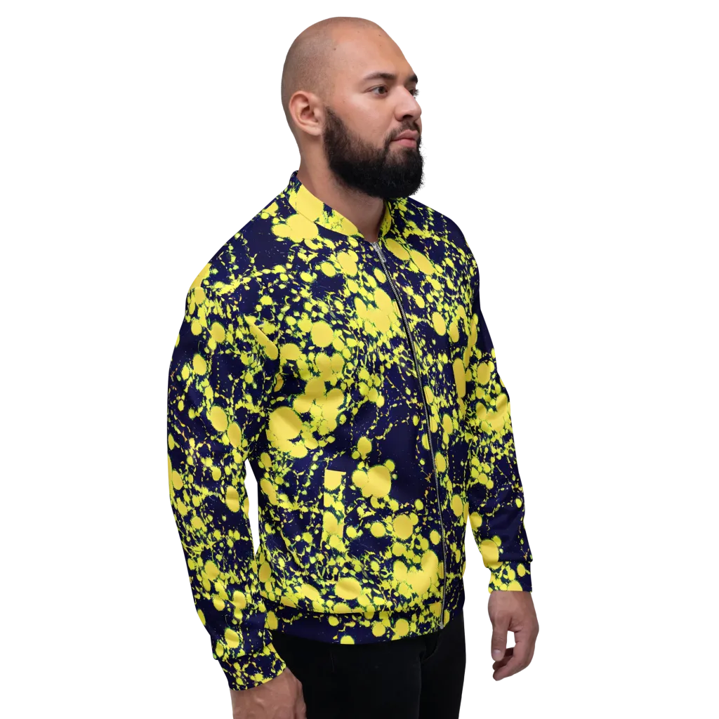 Acid Midnight on Bomber Jacket — Right
