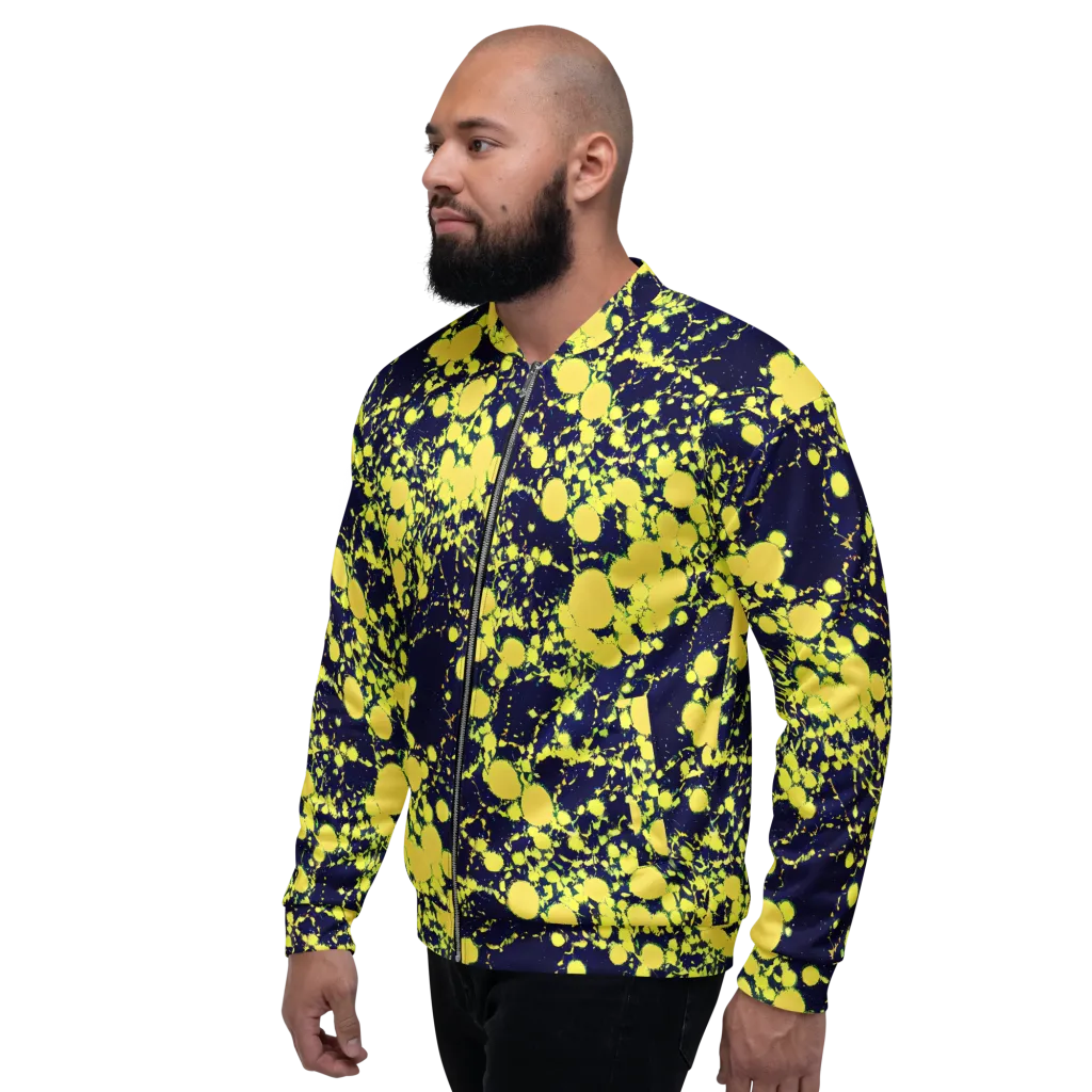 Acid Midnight on Bomber Jacket — Left