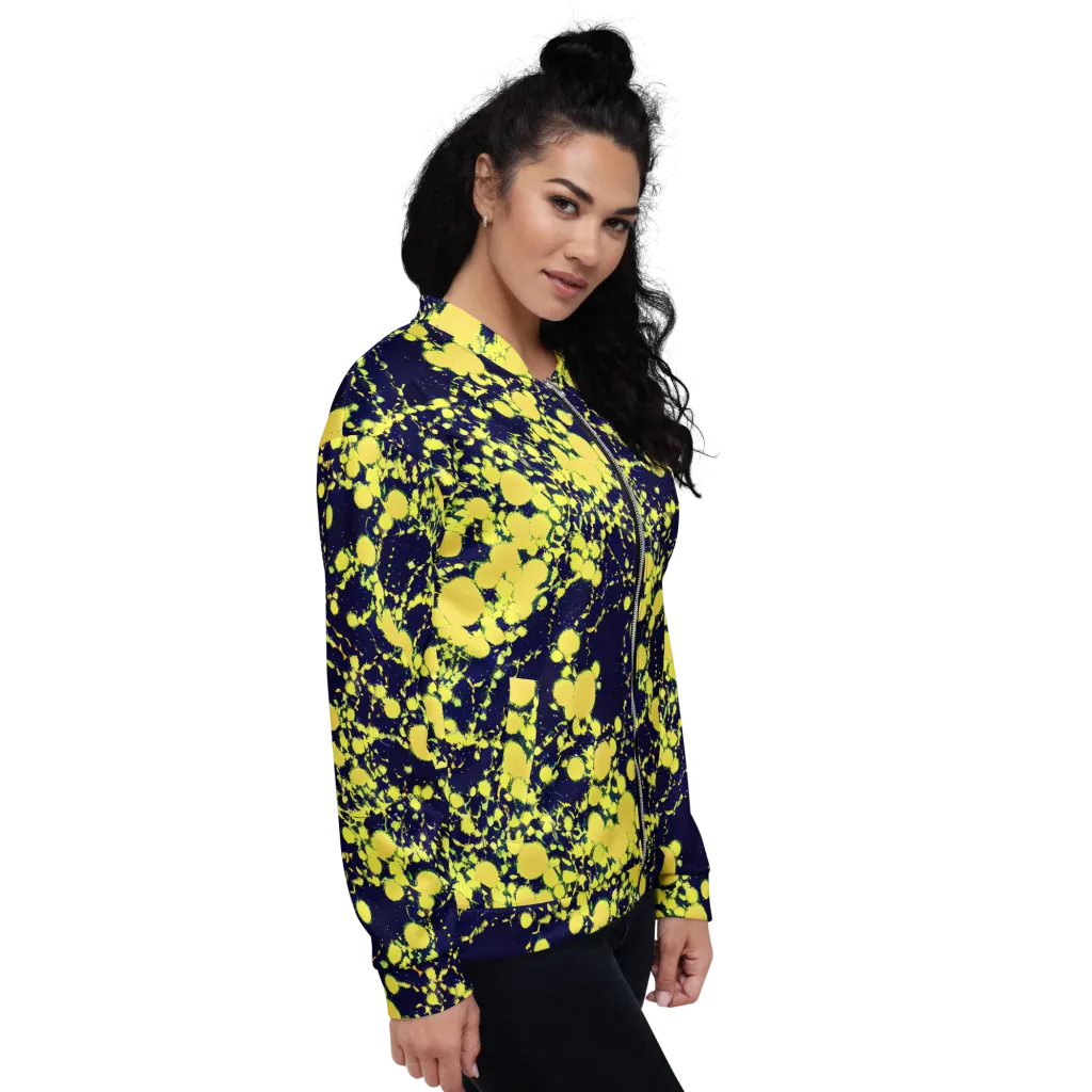Acid Midnight on Bomber Jacket — Right