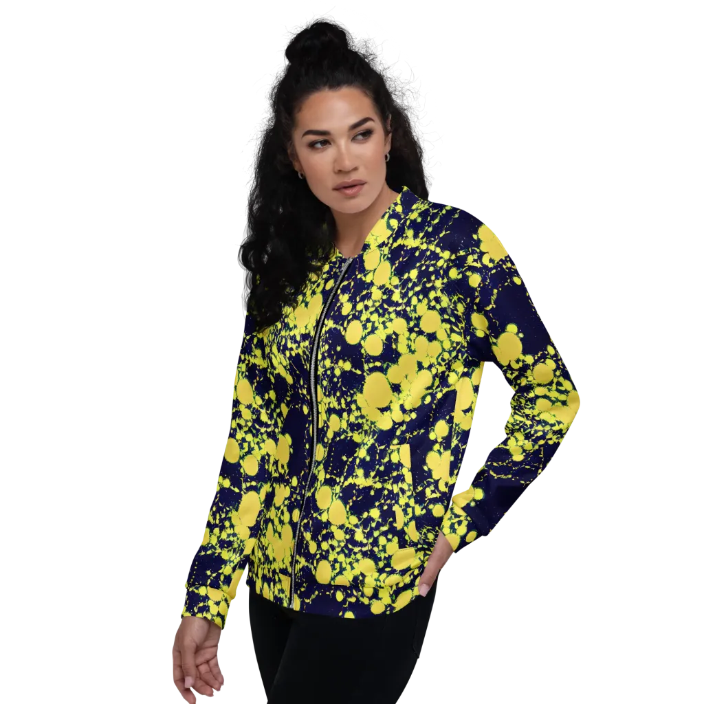 Acid Midnight on Bomber Jacket — Left