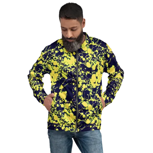 Acid Midnight on a Bomber Jacket