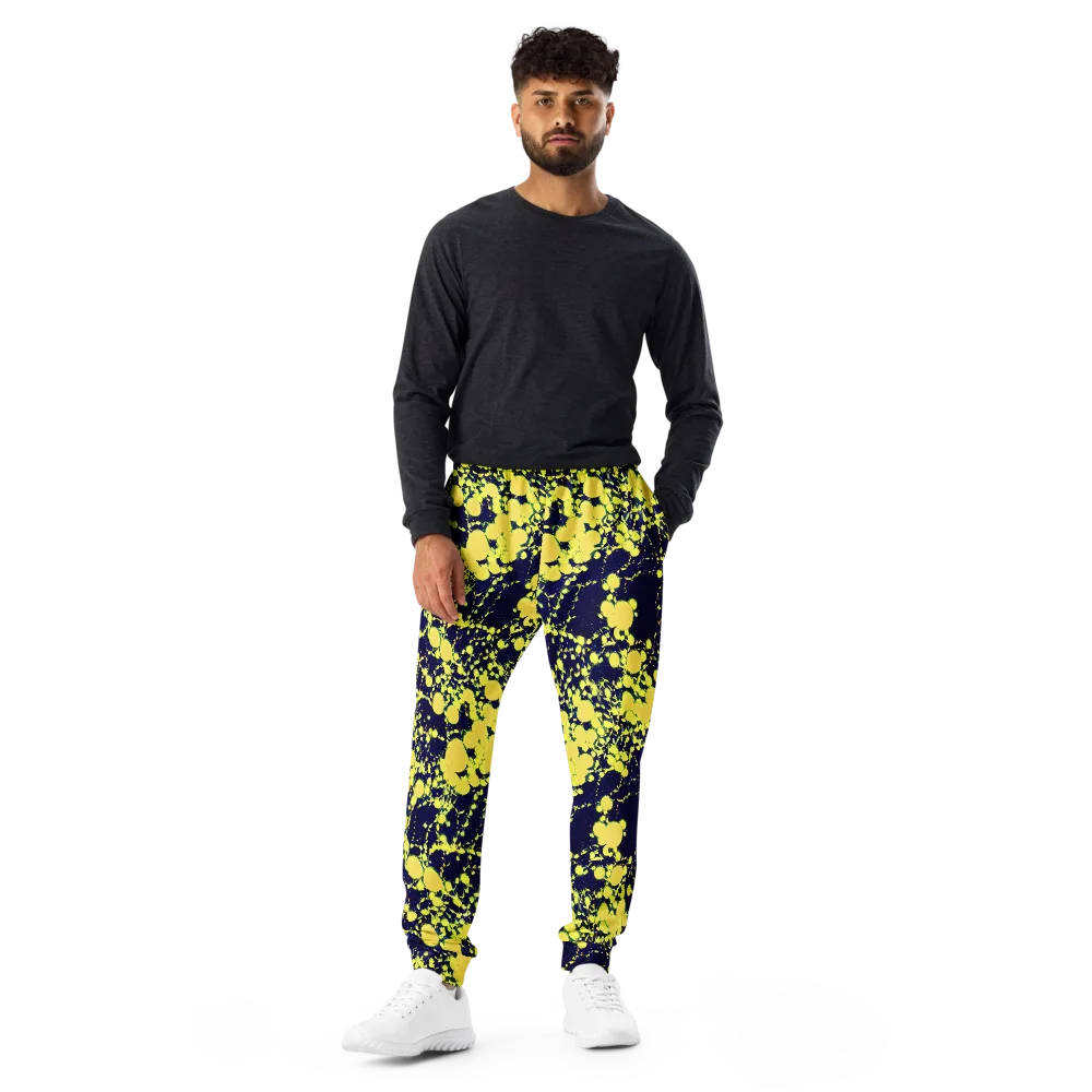 Acid Midnight on Men's Joggers — Front