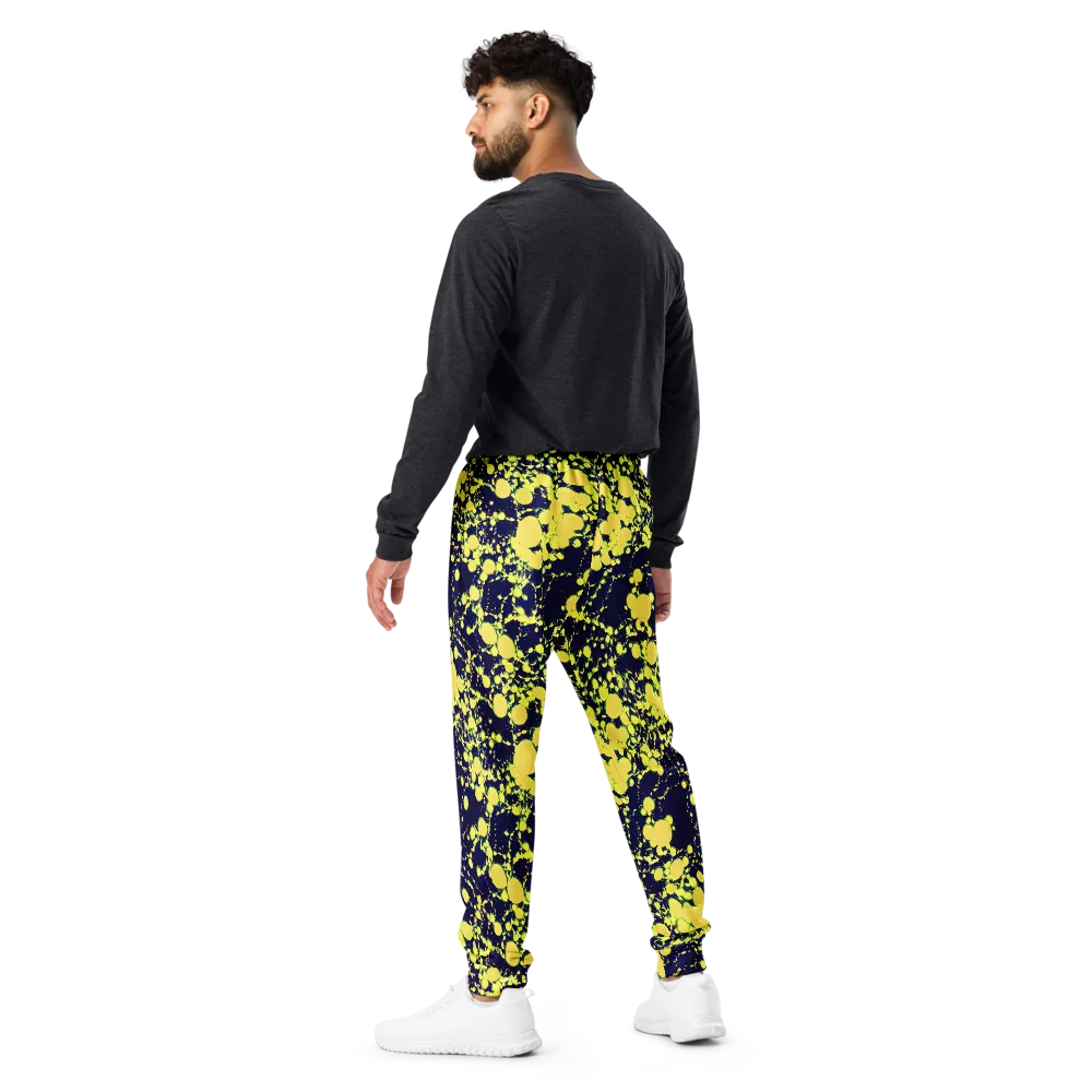 Acid Midnight on Men's Joggers — Back
