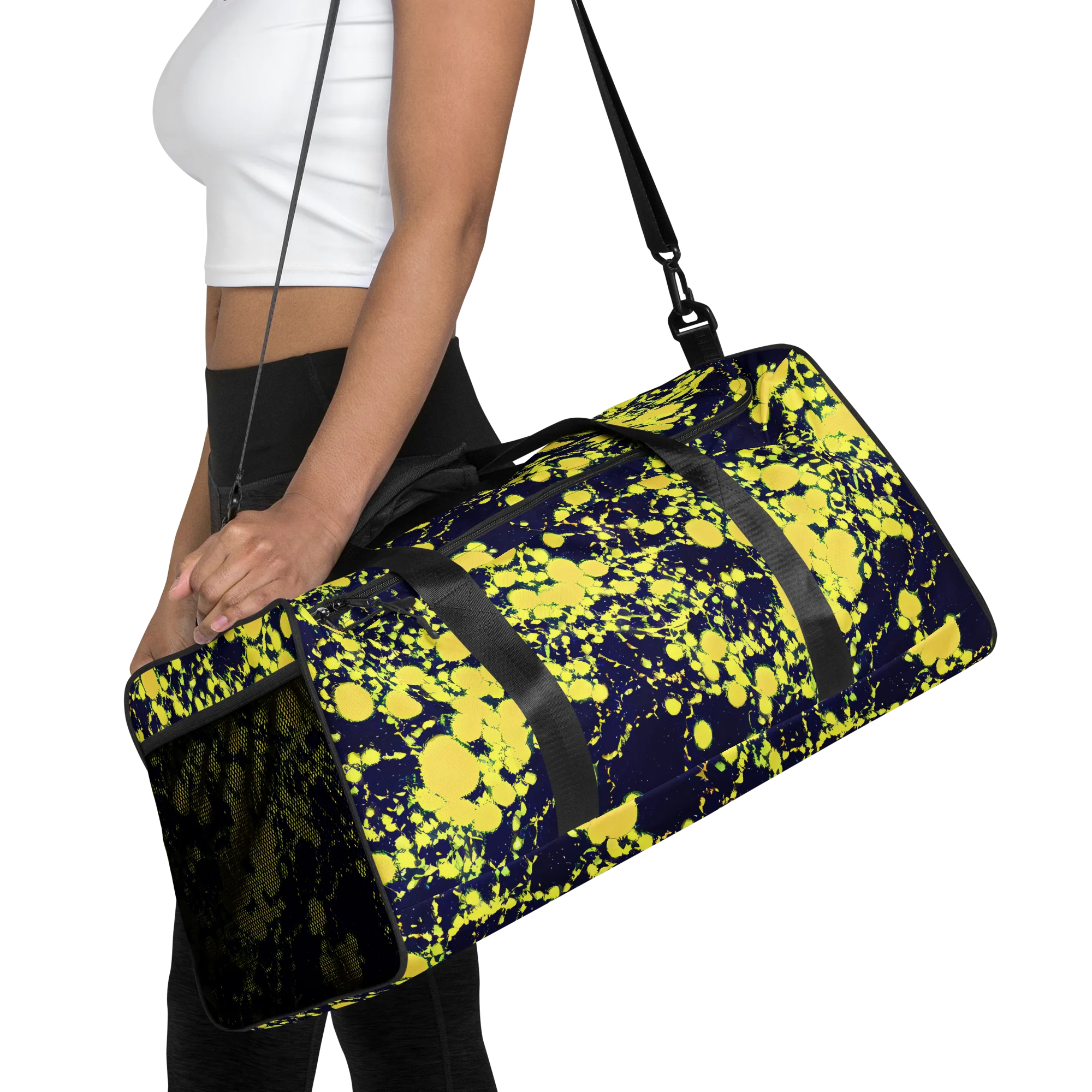 Acid Midnight on Duffle Bag — Front