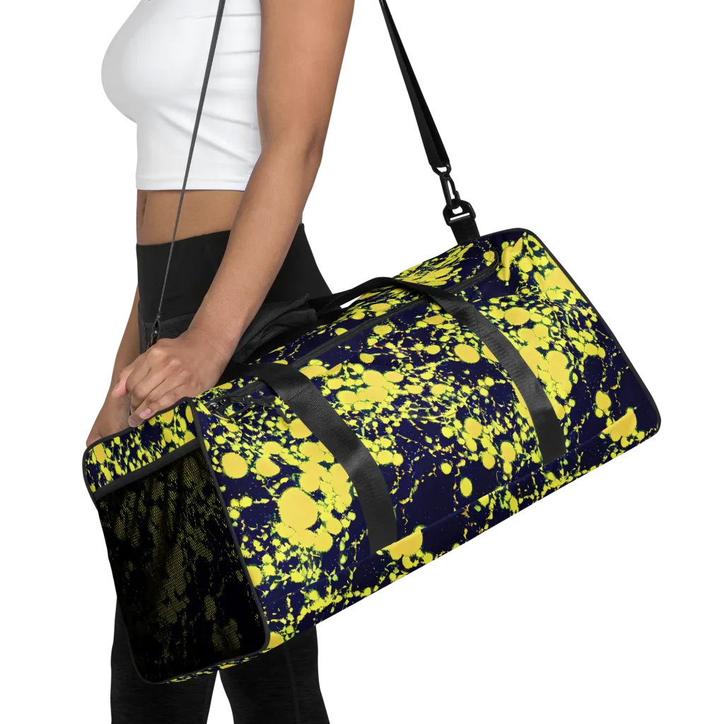 Acid Midnight on Duffle Bag — Front