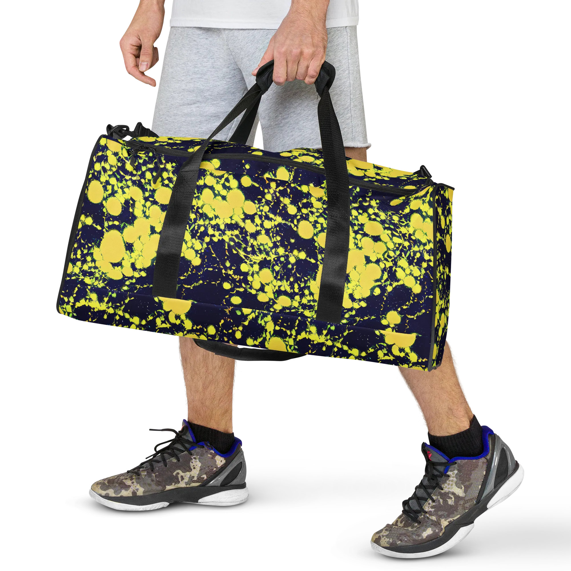 Acid Midnight on Duffle Bag — Front
