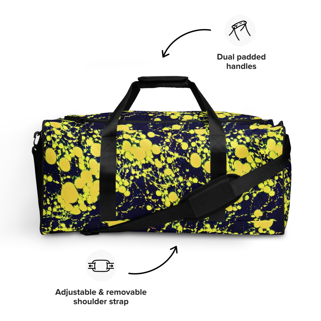 Acid Midnight on Duffle Bag — Front