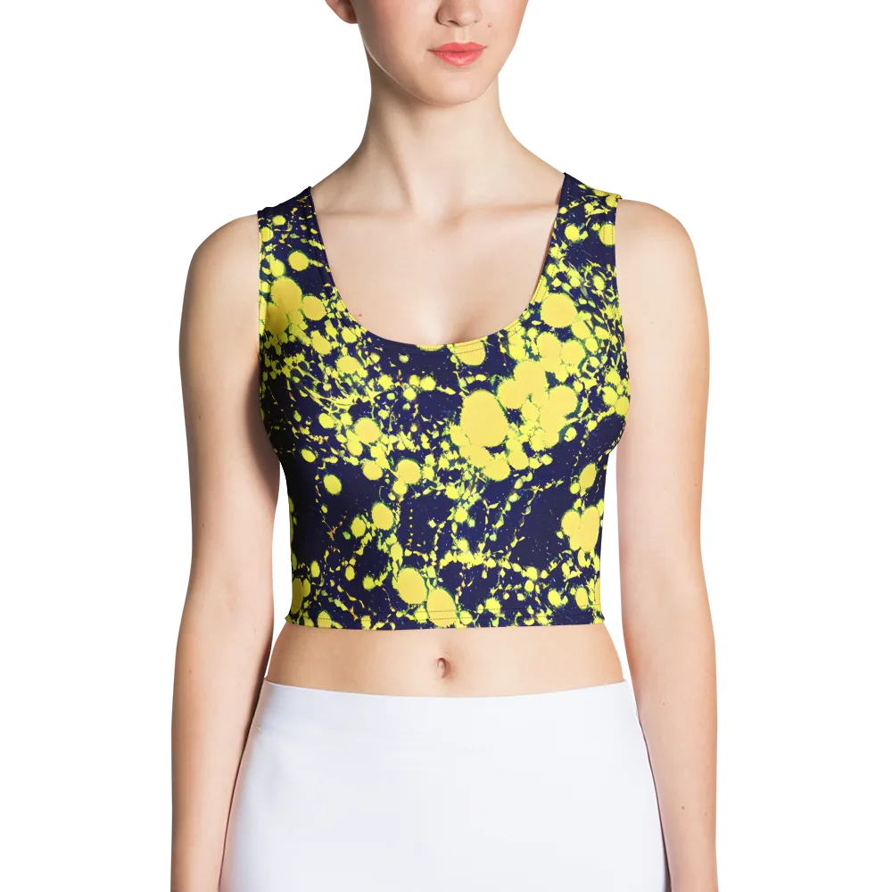 Acid Midnight on Crop Top — Front