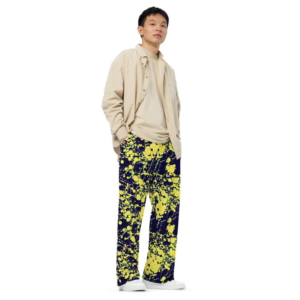 Acid Midnight on Wide-Leg Pants — Right Front