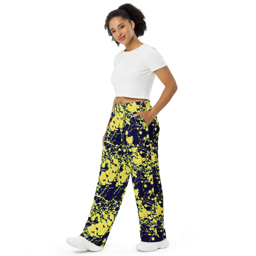 Acid Midnight on Wide-Leg Pants — Left Front
