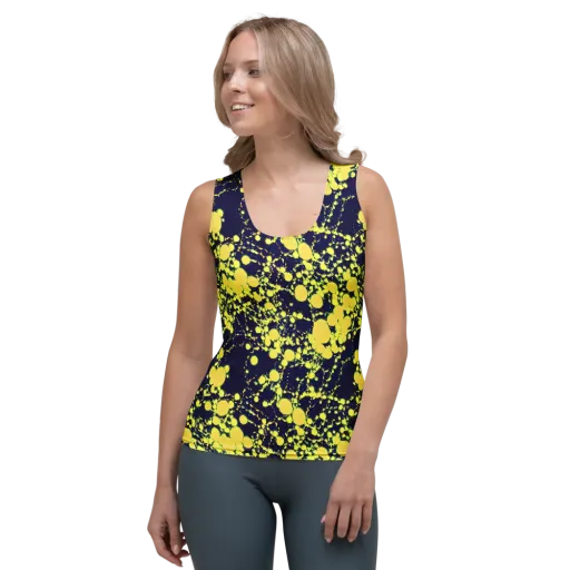 Acid Midnight on a Women's Tank Top
