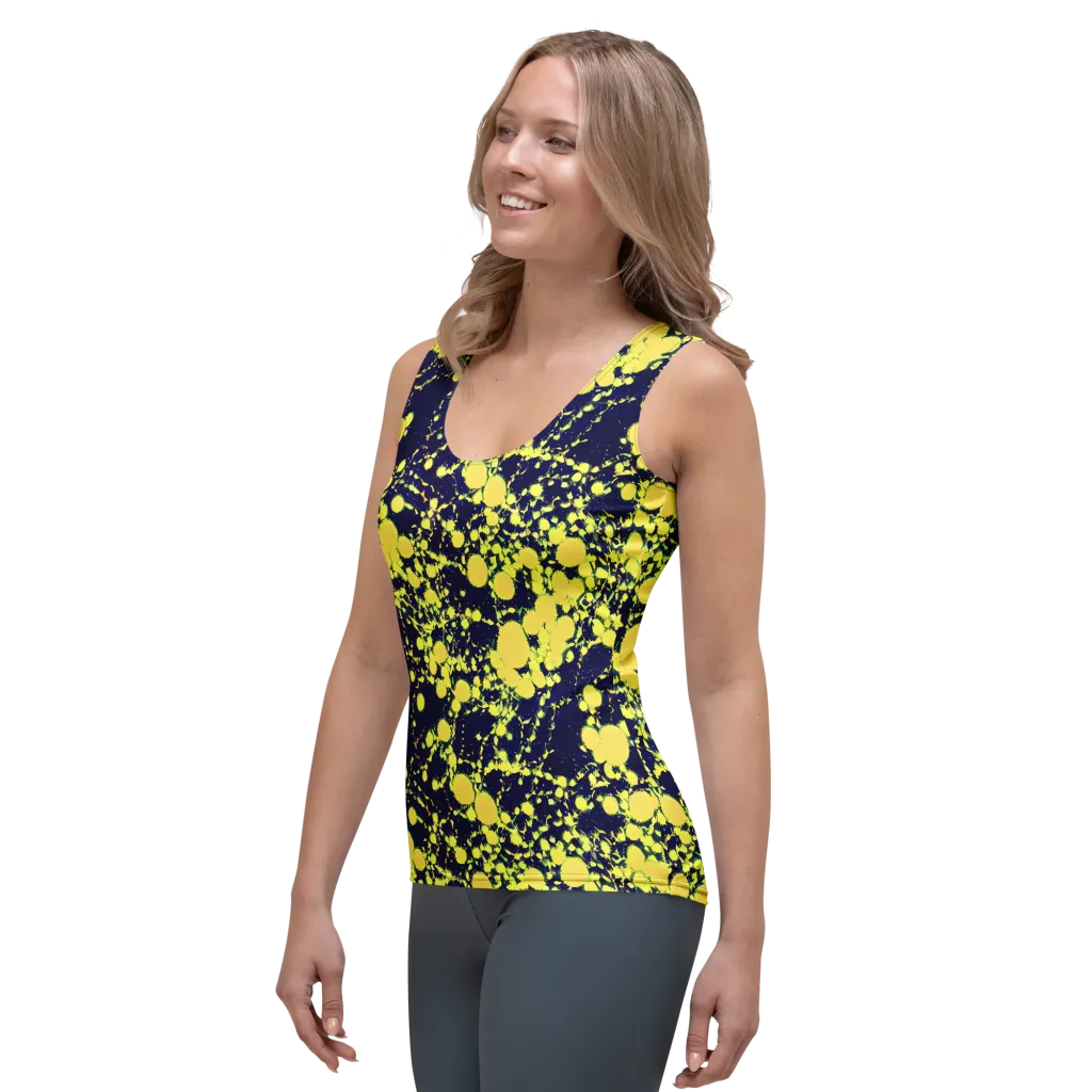 Acid Midnight on Women's Tank Top — Left Front